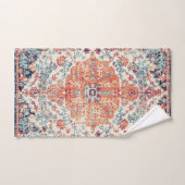 Terracotta Antique Blanc Oriental Tapis Perse (Serviette à main)