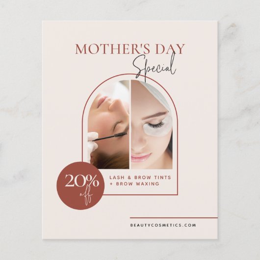 Terracotta Arch Beauty Business Promotion Flyer (Voorkant)