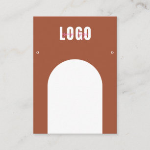 Terracotta Arch voegt Logo juwelen oormerg toe Visitekaartje