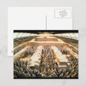 Terracotta Army, Qin Dynasty, 210 BC Briefkaart (Voorkant / Achterkant)