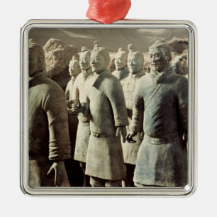 Terracotta Army, Qin Dynasty, 210 voor Christus; k Metalen Ornament