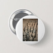 Terracotta Army Ronde Button 5,7 Cm (Voorkant /achterkant)
