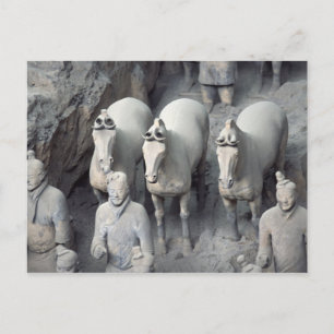 Terracotta Army, Xian, China, Postcard Briefkaart