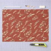 Terracotta Autumn Greenery Tissue Paper Tissuepapier (Craft)