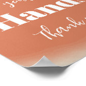 Terracotta Bathroom Wall Art Poster (Hoek)