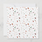 Terracotta Beige Siena & Mint Kleurenpalet Kaart (Achterkant)