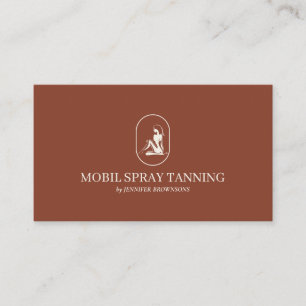 Terracotta Beige Spray Tan Beauty Lichaamsverzorgi Visitekaartje
