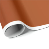Terracotta Bloem Cadeaupapier (Rol Hoek)