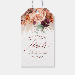 Terracotta Bloemen Pampas Grass Bruiloft Cadeau La Cadeaulabel