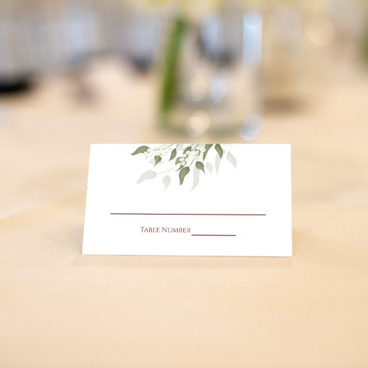 Terracotta Bloemen Wit groen Bladgroen Elegant