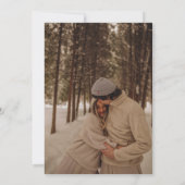 Terracotta Bloemenfoto Bewaar de datum Save The Date (Achterkant)