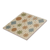 Terracotta Bloom Mediterranean Tile Tegeltje (Zijkant)
