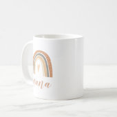 Terracotta Bohemian Rainbow Nana Mug pour grand-mè (Devant gauche)