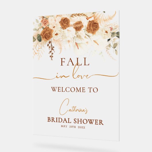 Terracotta Boho Fall In Love Fête des mariées Bien (Angle)