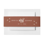 Terracotta Boho Uitnodigingen Wikkel (Voorkant Voorbeeld)