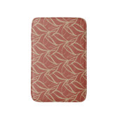 Terracotta Boho Waterverf Badmat (Voorkant Verticaal)