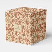 Terracotta  Boho Wedding Favoriet Box Bedankdoosjes (Voorkant Zijde)