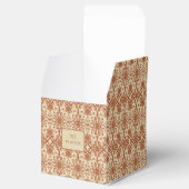 Terracotta  Boho Wedding Favoriet Box Bedankdoosjes (Geopend)
