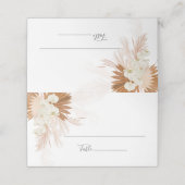 Terracotta Botanische Pampas Grass Desert Palms (Buitenkant ongevouwen)