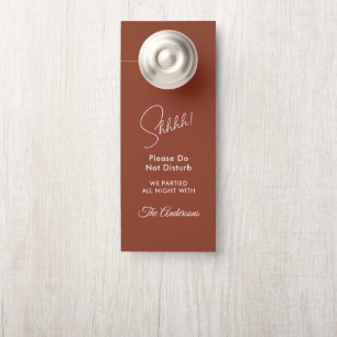 Terracotta Brown Wedding White