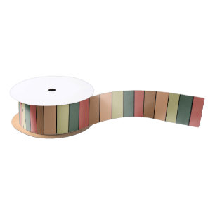 Terracotta Bruin Groen Zwart Op Waterverf Papier Lint