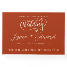 Terracotta Burnt Sinaasappel Elegant Modern Minima