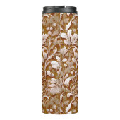 Terracotta Burnt Sinaasappel Modern botanisch Boho Thermosbeker (Achterkant)