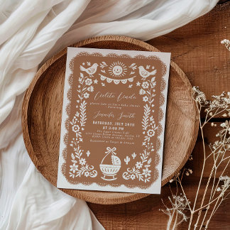 Terracotta Cielito Lindo Baby shower Invitation