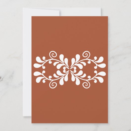 Terracotta Cielito Lindo Mexicaanse 55ste verjaard Kaart (Achterkant)