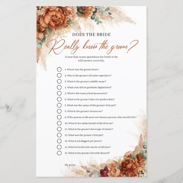 Terracotta doet de bruid echt de groom kennen (Voorkant)