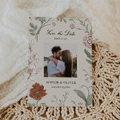  Terracotta Dusty Pink Save the Date