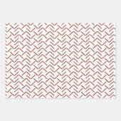 Terracotta Earthy Tone Waterverf Pattern Wrappin Inpakpapier Vel (Voorkant 2)