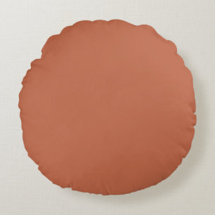 Terracotta effen kleur kussen