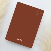 Terracotta Elegant Groen Huwelijk Custom Kaart