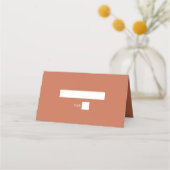 Terracotta Elegant Script Calligraphy Wedding (Voorkant)