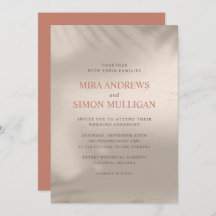 Terracotta en de Elementaire Uitnodiging van de We