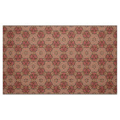 Terracotta en Tan Honeycomb Tile Pattern Stof (Fat Quarter)