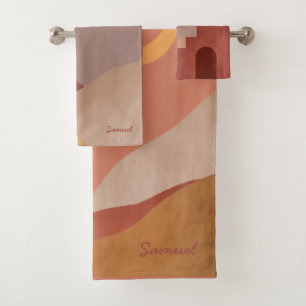 Terracotta - ensemble de serviettes de bain