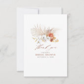 Terracotta et fleurs blanches Merci Boho (Devant)