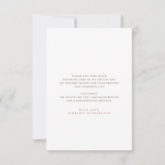 Terracotta et fleurs blanches Merci Boho (Dos)