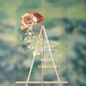 Terracotta Floral Boho Mariage Bienvenue (Neutre)