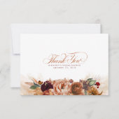 Terracotta Floral Boho Petit Merci (Devant)