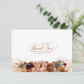 Terracotta Floral Boho Petit Merci (Debout devant)