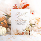 Terracotta Floral Pumpkins Herfst Kaart