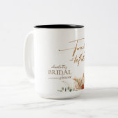 Terracotta florale et Tequila Bridesmaid Mug (Devant gauche)