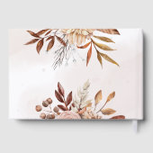 Terracotta Flowers Boho Autumn Foliage Wedding (Verso)