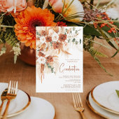 Terracotta Foto Boho Bright Bold Afstuderen Kaart