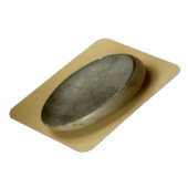 Terracotta geverfde grijze artikelen, Hastinapur, Magneet (Linkerzijde)