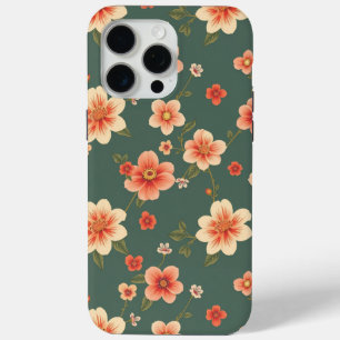 Terracotta Groen patroon 2025 iPhone 15 Pro Max Hoesje
