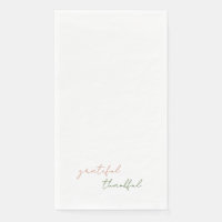 Terracotta & Groen Script Dankbaar